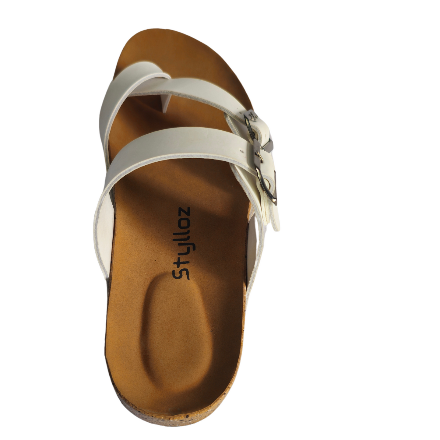 White Stylish Ladies Sliders/slippers - Hand Made