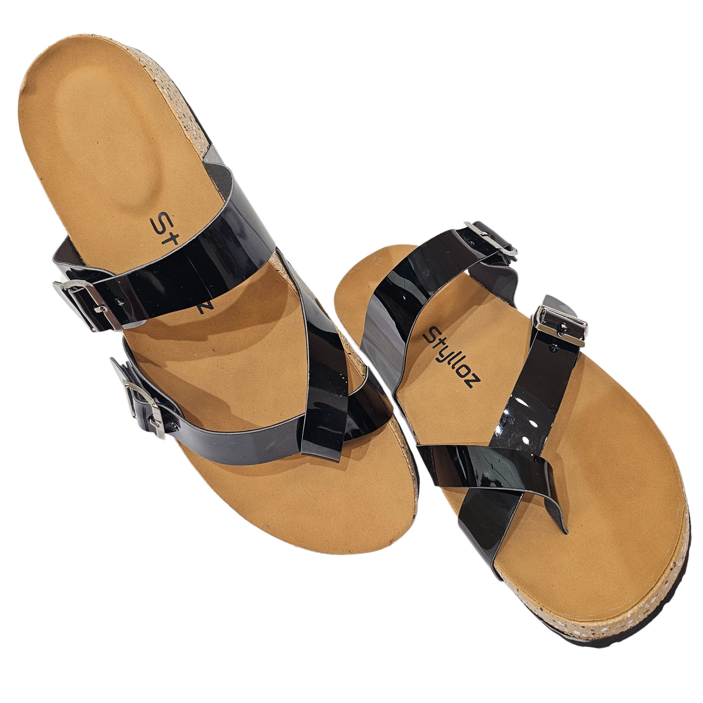Black Stylish Ladies Sliders/slippers - Hand Made