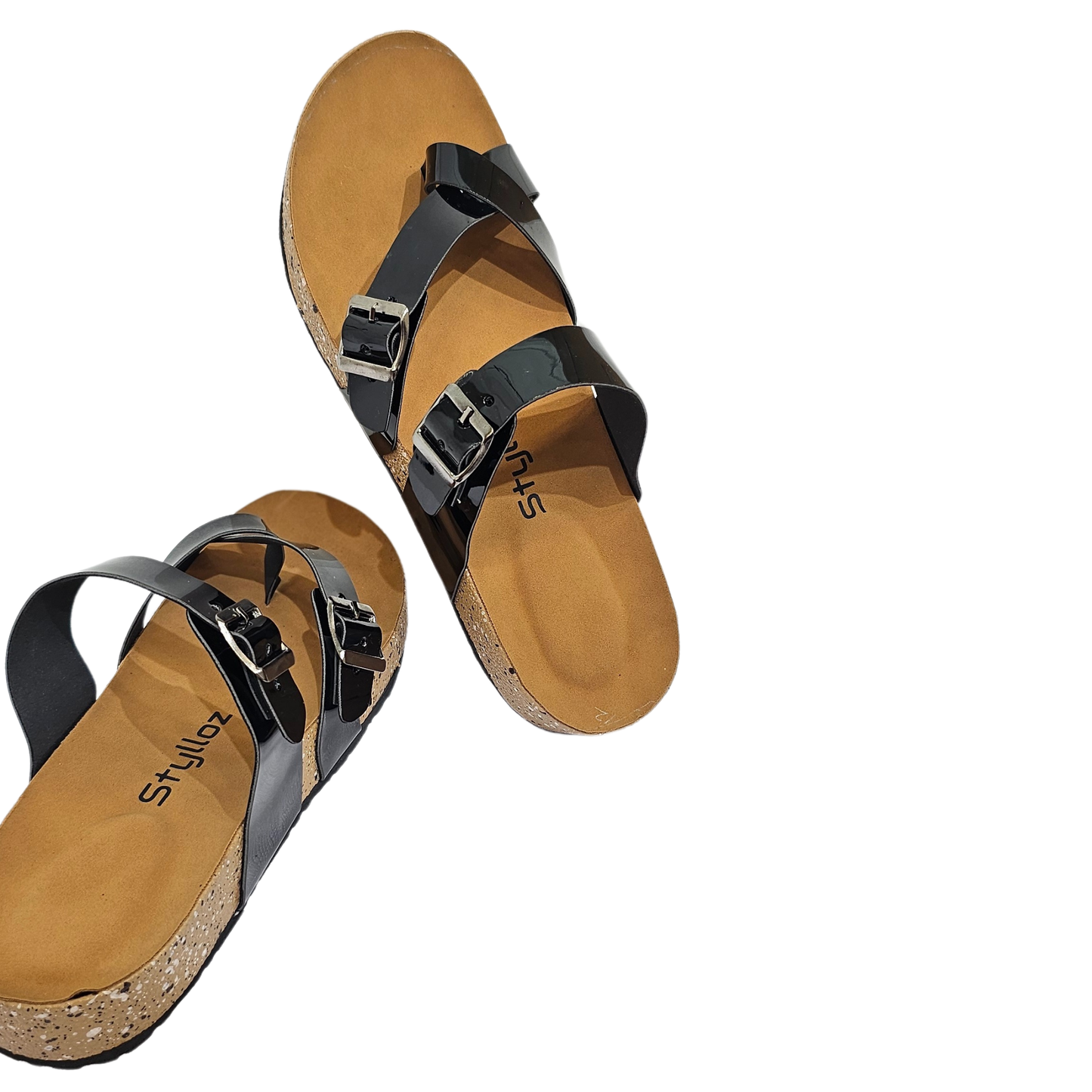Black Stylish Ladies Sliders/slippers - Hand Made
