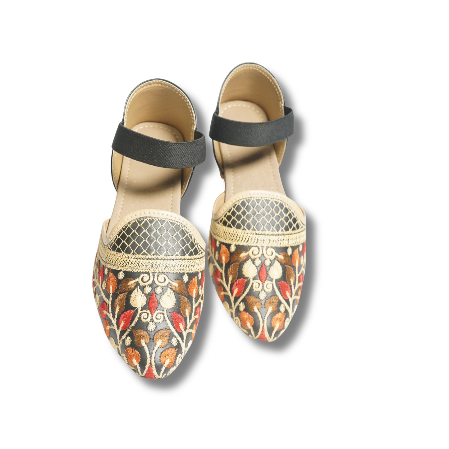 Handcrafted Ethnic Patterned Heels