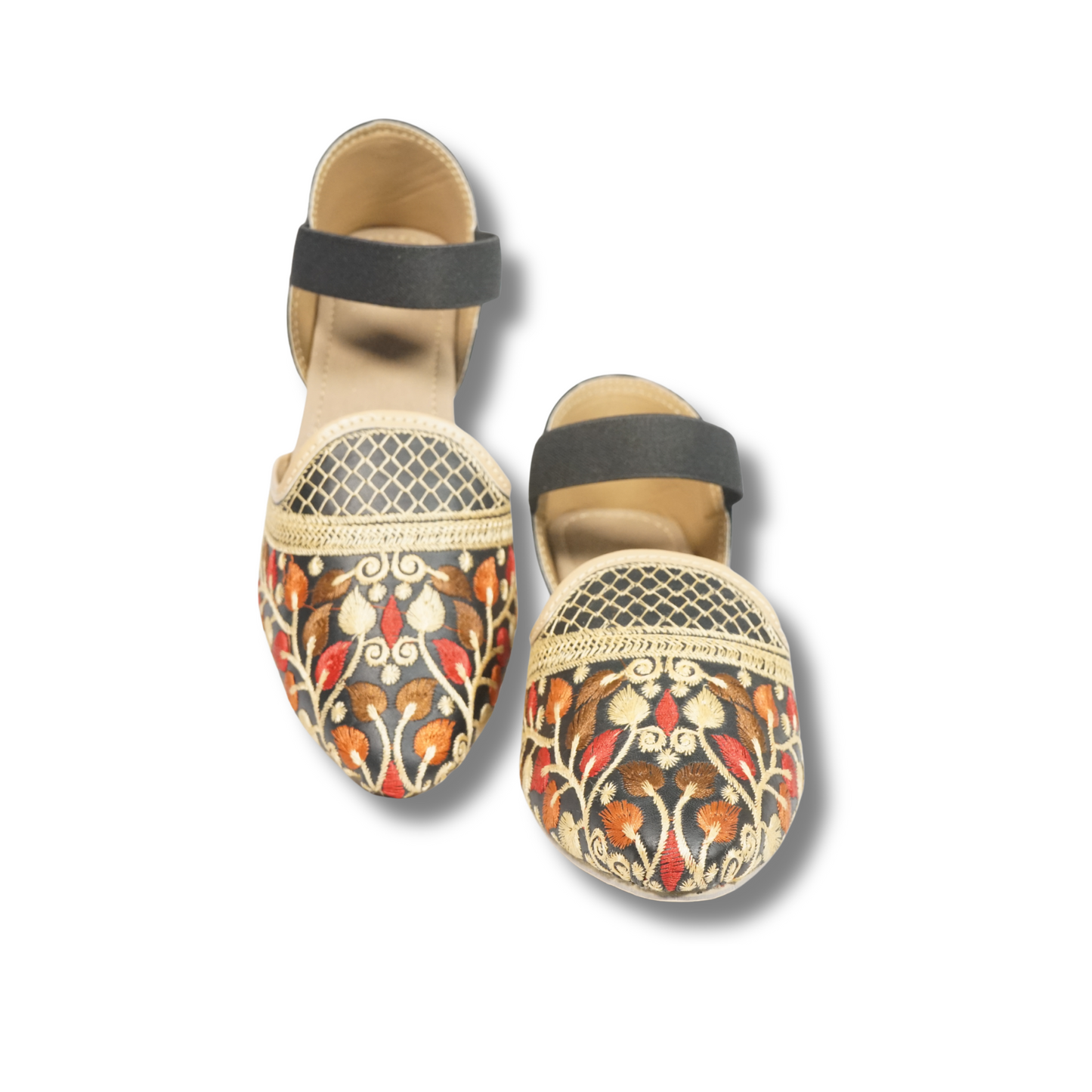 Handcrafted Ethnic Patterned Heels